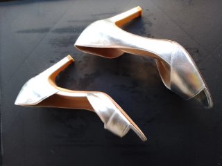 Sandalias La Touche Plata, talla 36