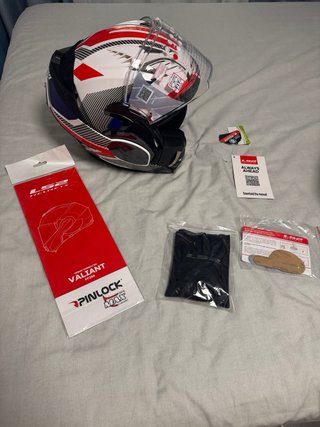 Casco LS2 FF900 Valiant II Revo Blanco/Rojo/Azul