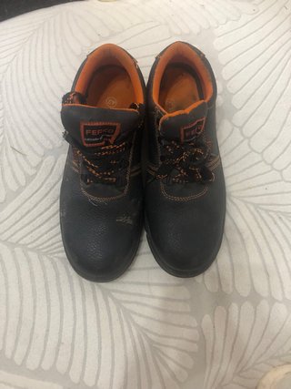 Zapatos de seguridad FERKO negros/naranja talla 42