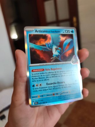 Carta Pokémon Articuno del Team Rocket 120 PS