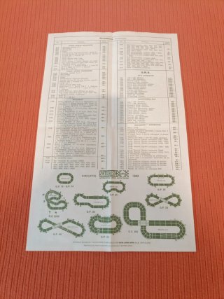 Tarifa Scalextric Febrero 1983