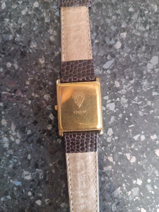 Orologio Gucci Dorato e Marrone