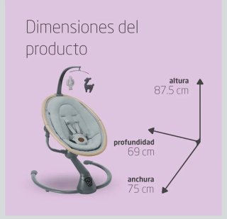 Hamaca eléctrica para bebé