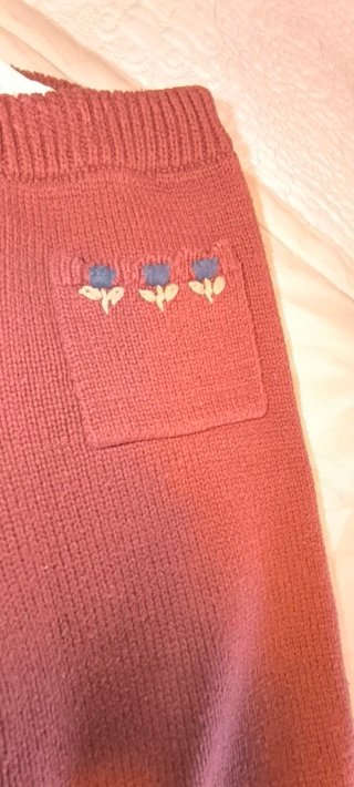 Pantalón punto niña Zara