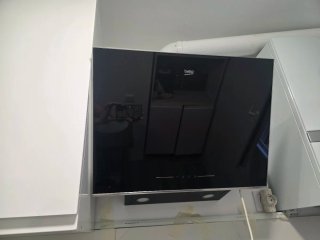 Campana extractora Beko Inox/Cristal
