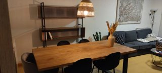 Estantería Industrial Madera y Metal