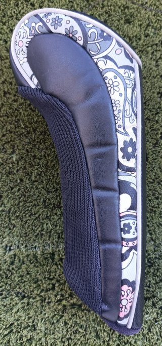 headcover artesanal "R" para taco de Golfe