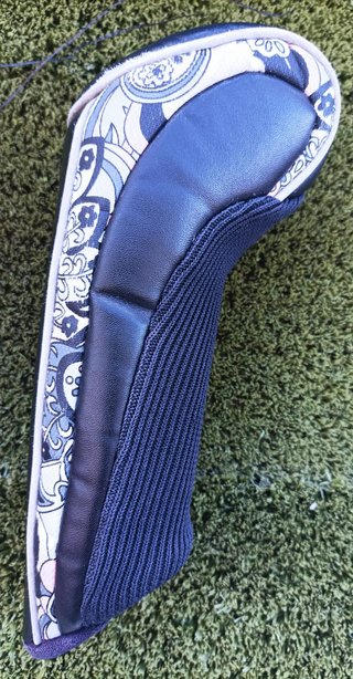 headcover artesanal "R" para taco de Golfe