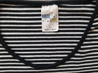 Camiseta rayas marineras mujer elástica