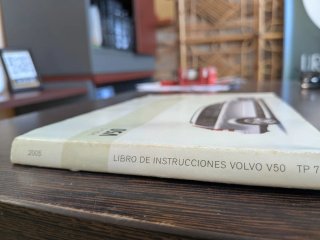 Libro instrucciones Volvo v50