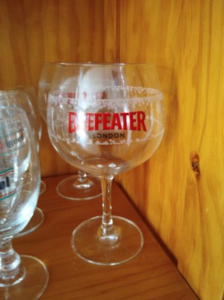 Juego de copas de cristal