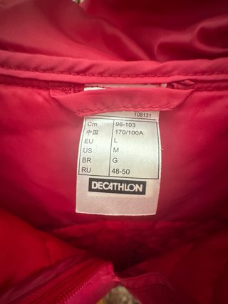 Chaqueta plumas Quechua Talla L