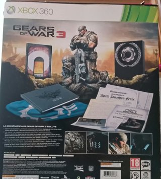 Gears of War 3 Edición Épica Xbox 360