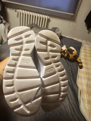 Zapatillas Kalenji nuevas grises y blancas