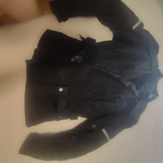 Chaqueta Moto Mujer Negra, prácticamente nueva, US