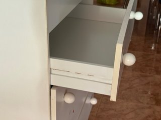Regalo Cómoda bebé blanca 4 cajones.