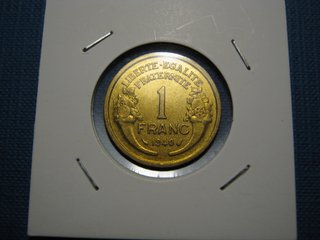 Lote 3 Monedas Francesas: 50 cts, 1 Fr, 2 Fr