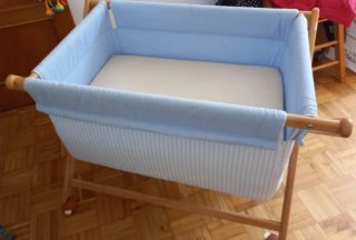 Minicuna bebé con colchón
