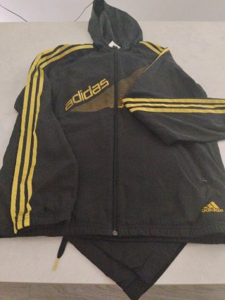 Chándal Adidas Hombre Negro y Amarillo