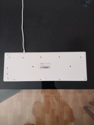 Teclado Gaming GAME RGB Blanco