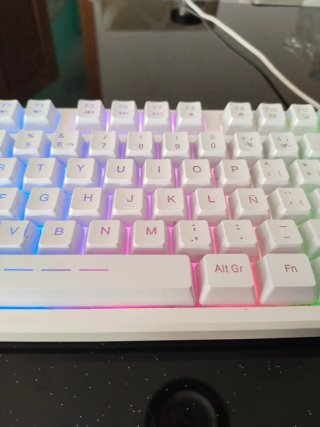 Teclado Gaming GAME RGB Blanco