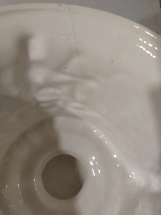 Macetero de loza pintado a mano