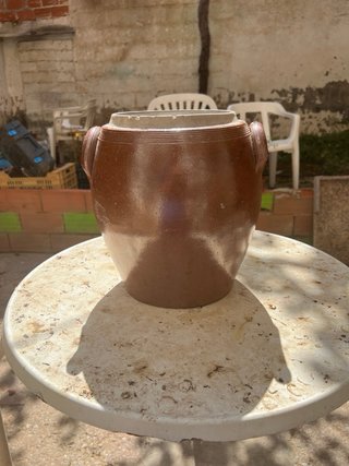 Orza Antigua de Barro Vidriado Pieza de coleccion