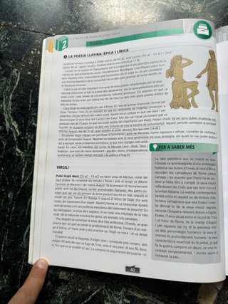 Literatura universal, Batxillerat