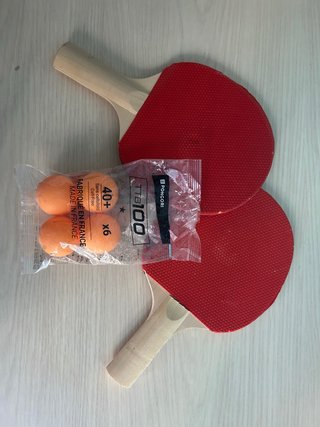 Raquetas de Ping Pong (2 unidades) + pelotas