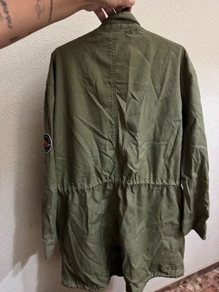 Parka Lefties Verde Militar Talla L