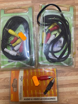 Cables de audio y video RCA