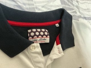 Polo Button Jeans Blanco