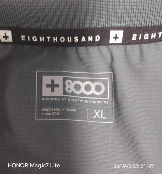 Polo Técnico +8000 Hombre XL Gris