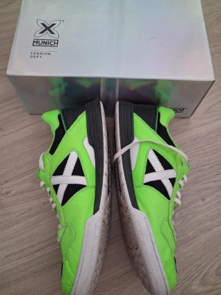 Zapatillas Munich Talla 44 Verde/Negro