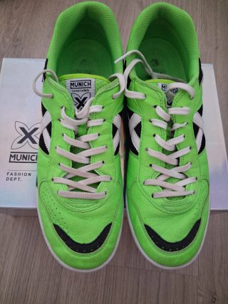 Zapatillas Munich Talla 44 Verde/Negro