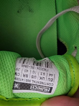 Zapatillas Munich Talla 44 Verde/Negro
