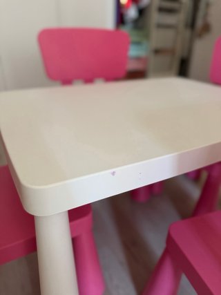 Mesa y 4 Sillas Mammut IKEA