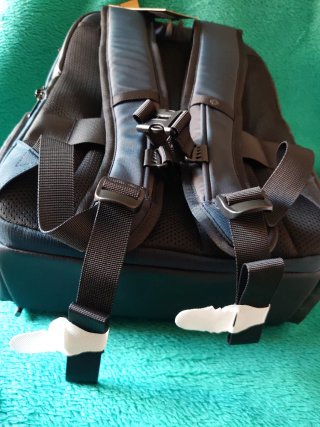 Mochila Samsonite Negra y Gris