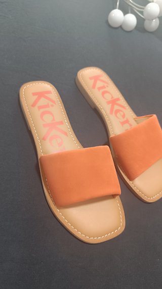 Sandalias Kickers Naranja Nuevas
