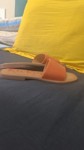 Sandalias Kickers Naranja Nuevas
