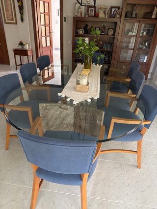 Mesa Comedor Cristal 135x280cm