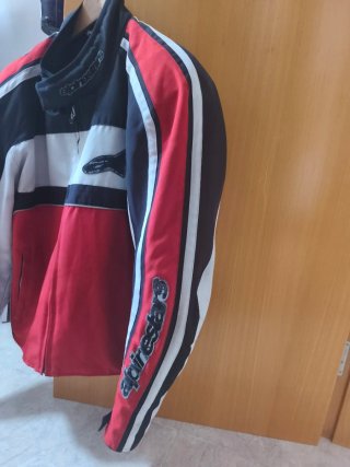 Chaqueta Moto Alpinestars Hombre Negra/Roja