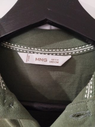 Polo Mango niño 9-10 años verde