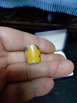 Conjunto Pulsera y Anillo Plata y Amarillo
