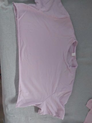 4 Camisetas Niña Manga Corta Rosa/Lila Talla S