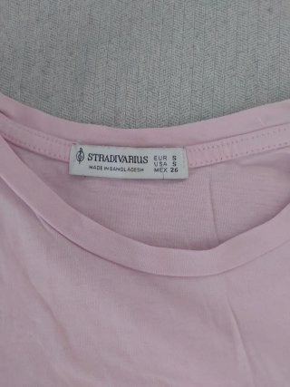 4 Camisetas Niña Manga Corta Rosa/Lila Talla S