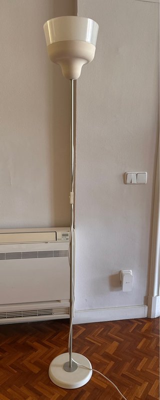 Lámpara de pie IKEA Gris/Blanco
