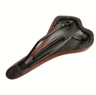 Sillín de bicicleta marrón nuevo28×13,5cm