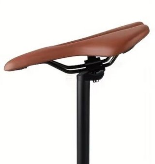 Sillín de bicicleta marrón nuevo28×13,5cm