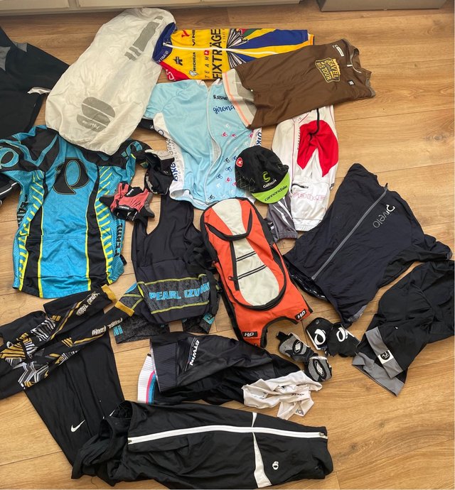 Lote Ropa Ciclismo Maillots Culotes Chaquetas